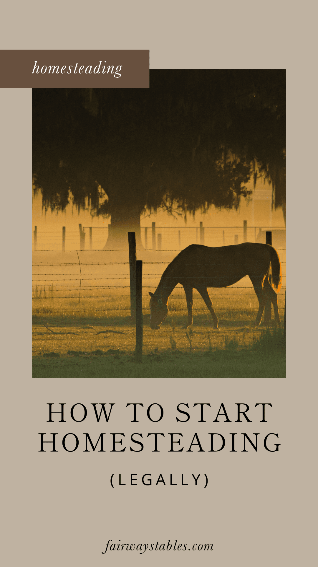 How To Start Homesteading Legally