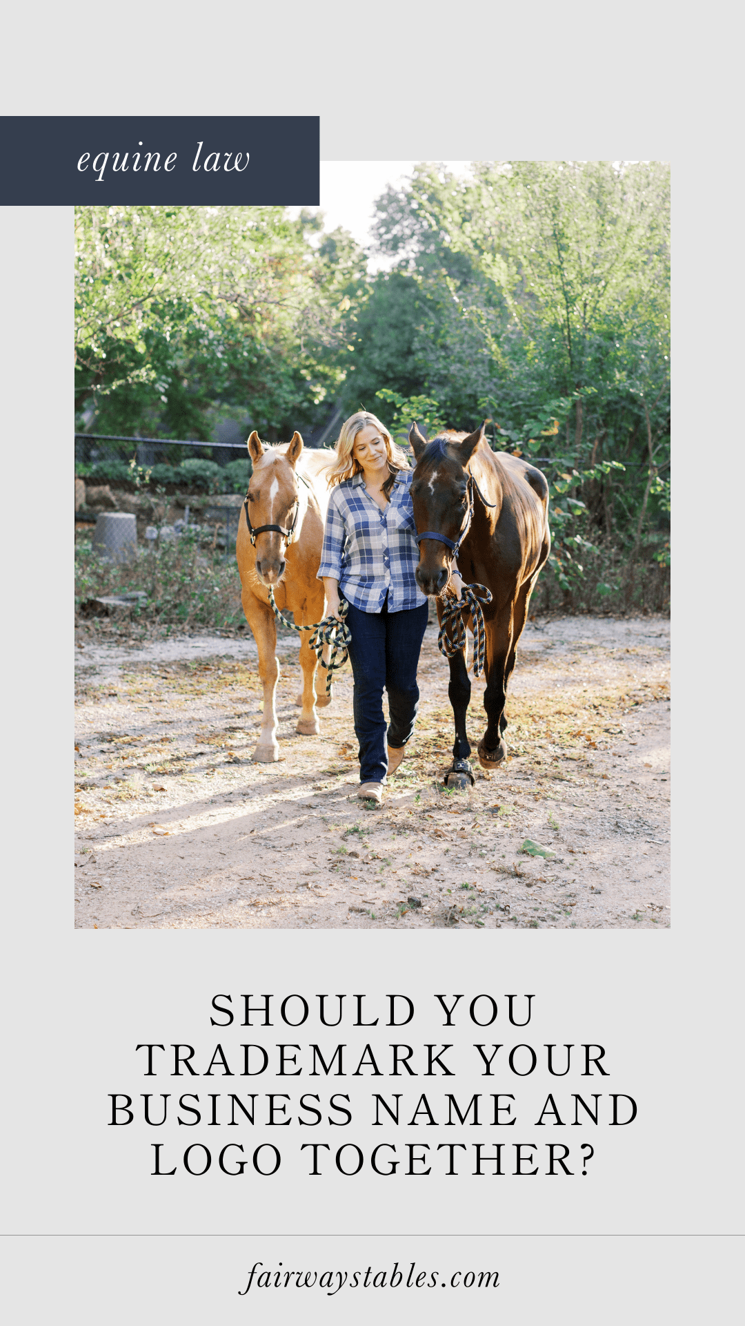 trademark your logo and horse farm business