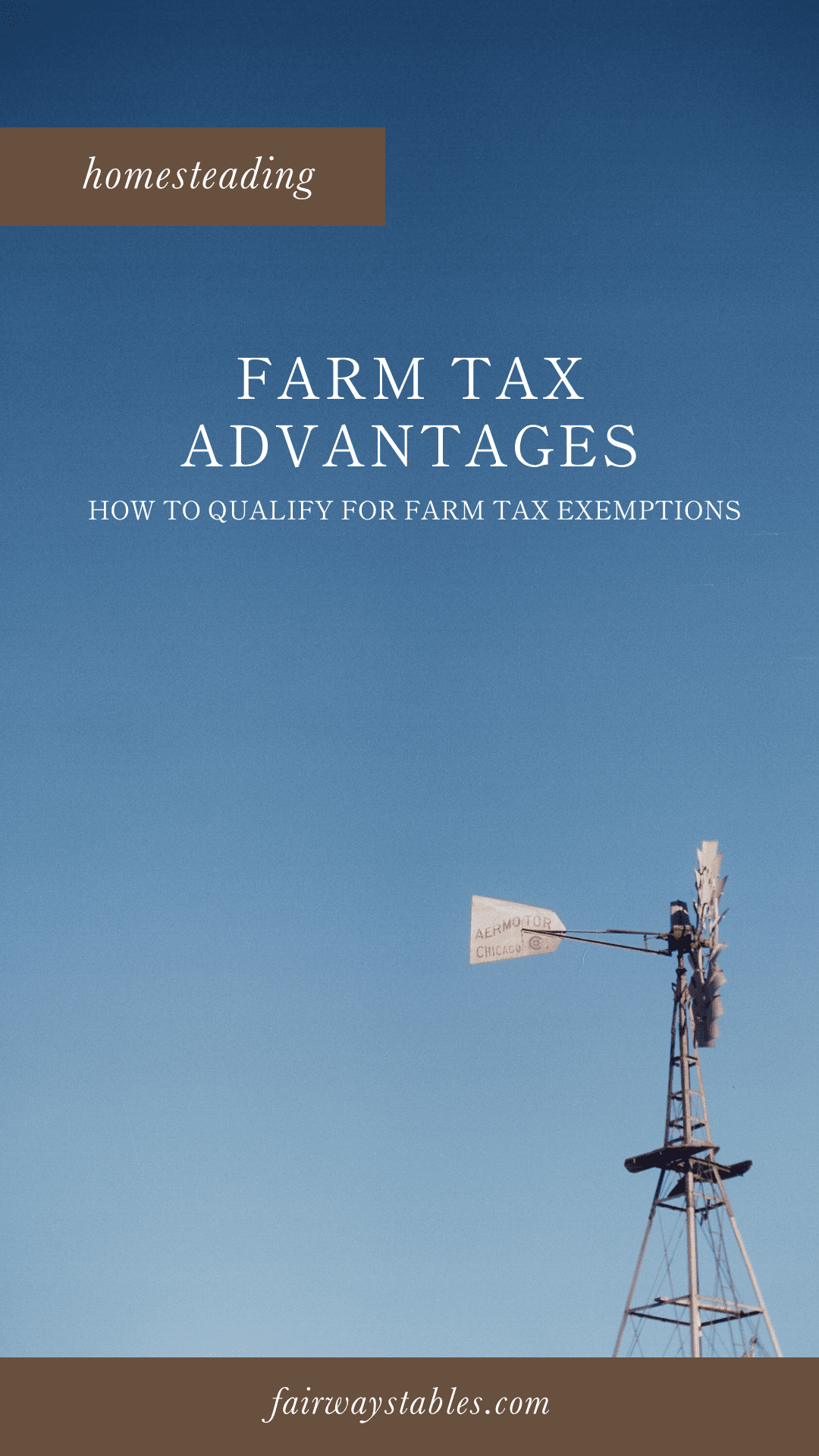 farm tax advantages fairwaystables.com