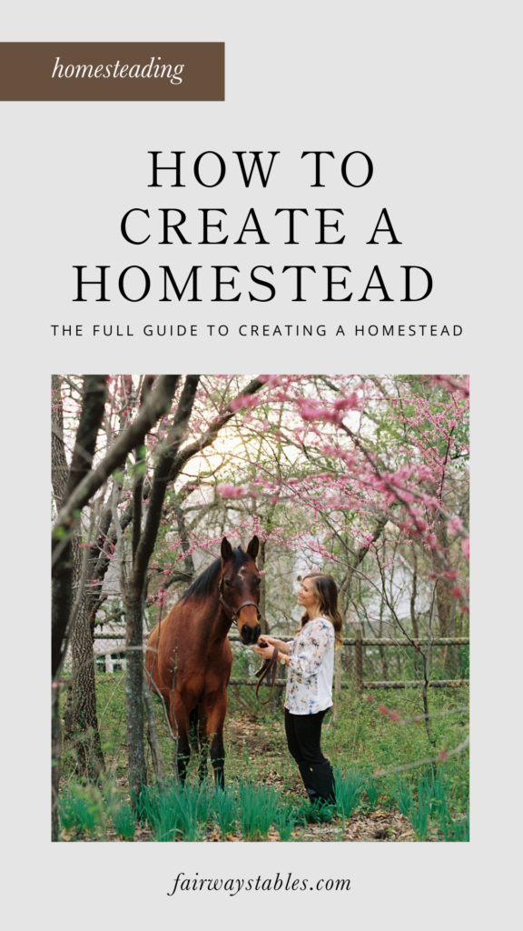 How to Create a Homestead